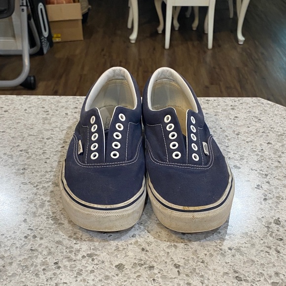 Navy Blue Vans Classic Low - Picture 3 of 6